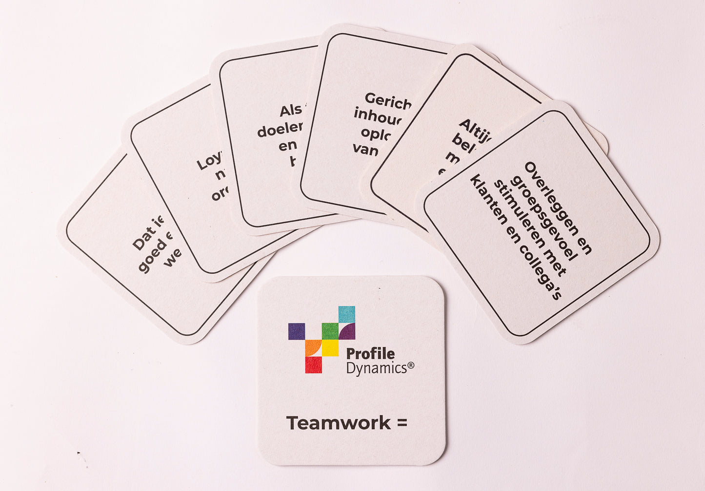 Profile Dynamics® Bierviltjes, 10 sets van 21 viltjes (3 thema's in 7 kleuren)